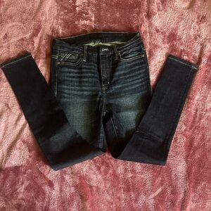 Elegant Dark Blue Skinny Jeans
